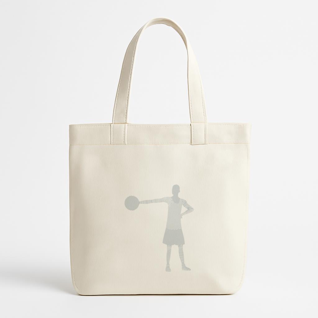 Basketball Player Player Shorts T Shirt Ball Striped Silhouette Canvas Tote Bag