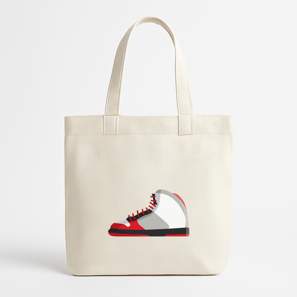 Basketball Shoe Icon Canvas Tote Bag