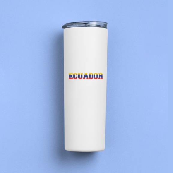 Ecuador Soccer Team Sticker Tumbler