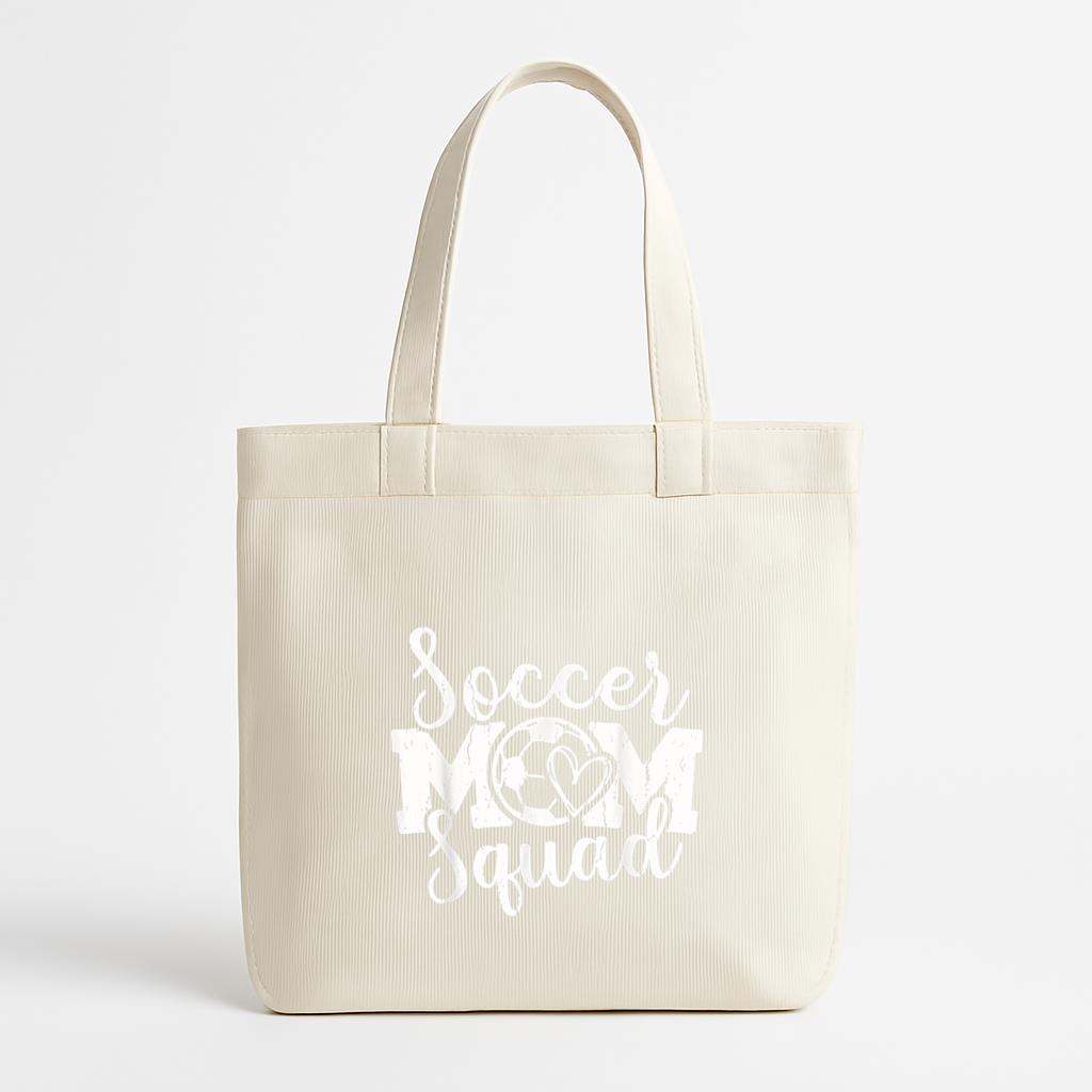 Soccer Mom Squad Mothers Day Canvas Tote Bag
