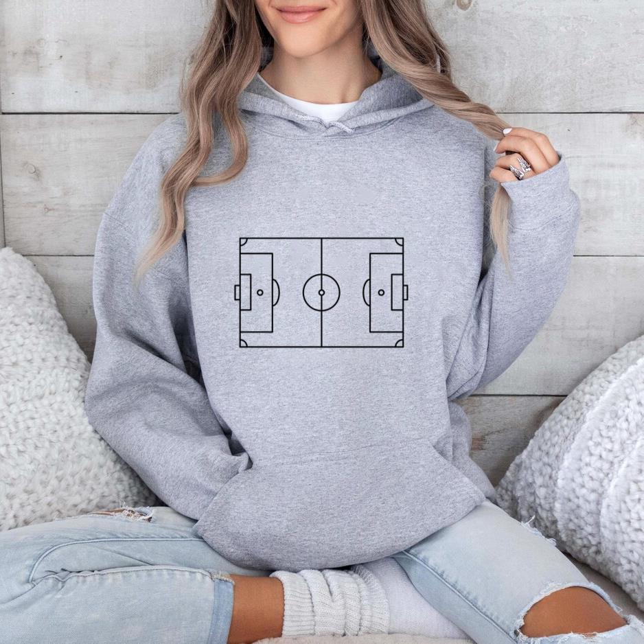 Soccer Sport Court Stroke Hoodie