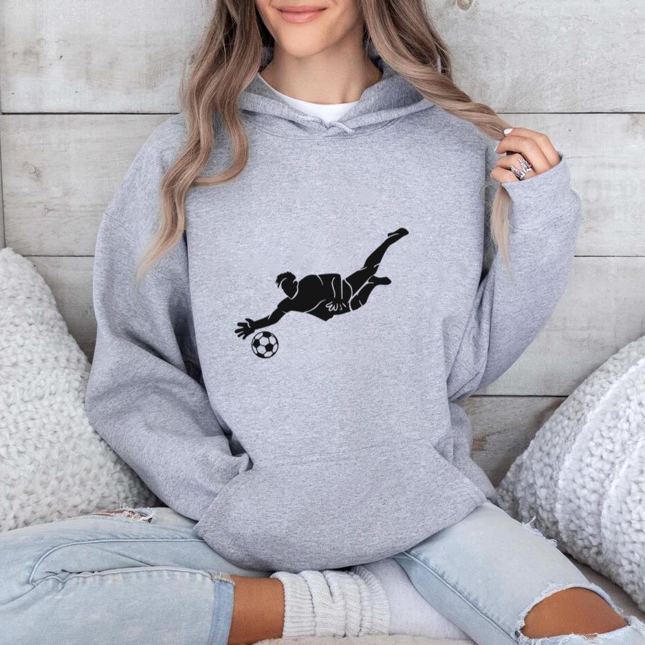 Soccer Sport Player Cut Out Hoodie