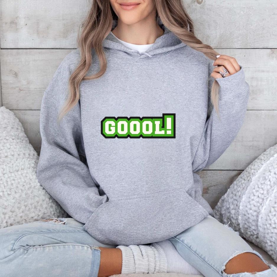 Soccer Sticker With The Word Gol Hoodie