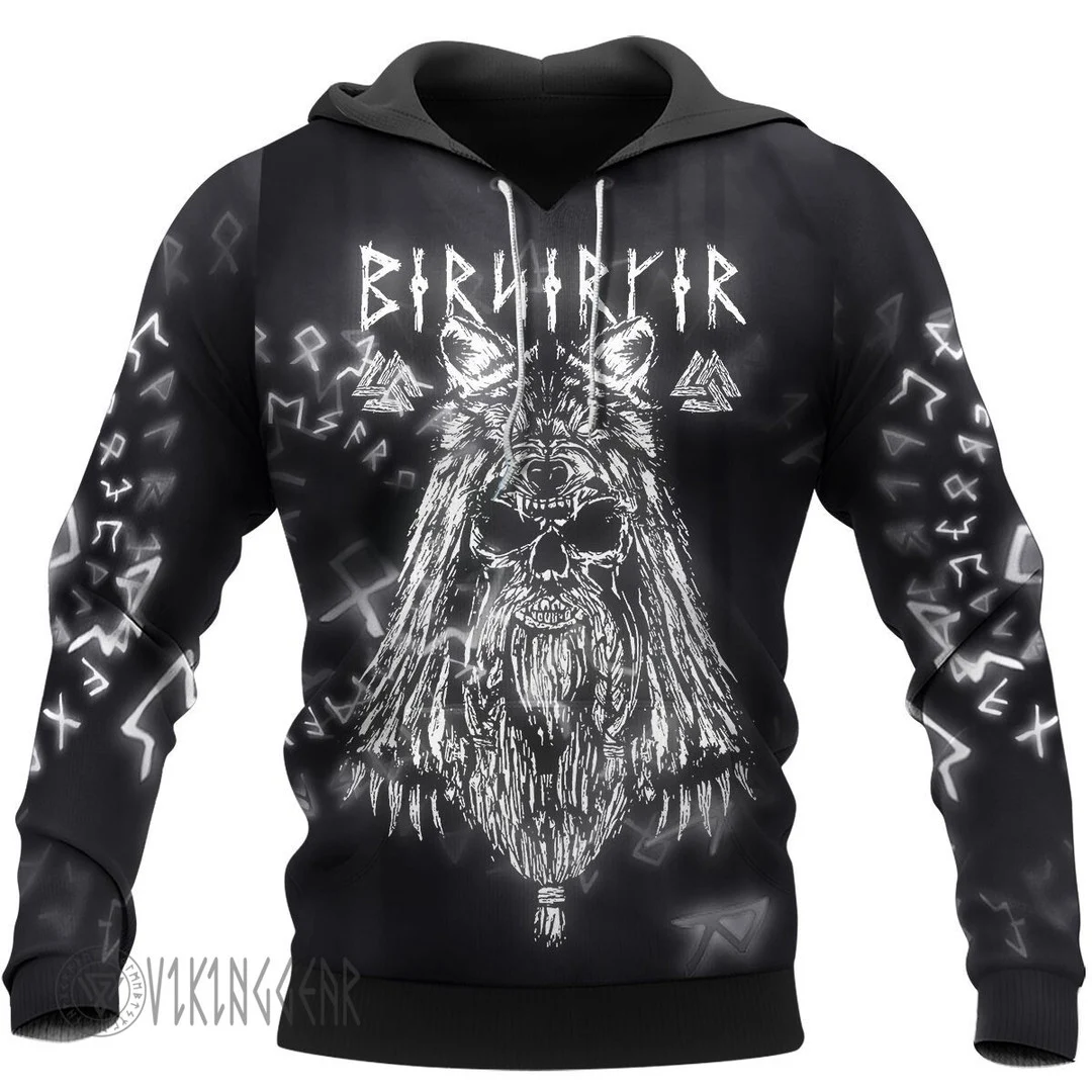 Theonederland - Berserker Fenrir Rune Viking Hoodie