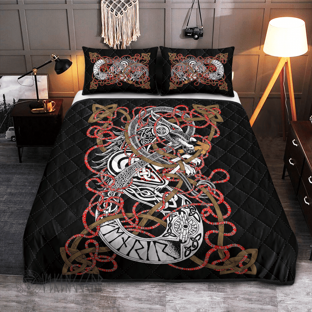 Theonederland - Fenrir Celtic Art Viking Quilt Set