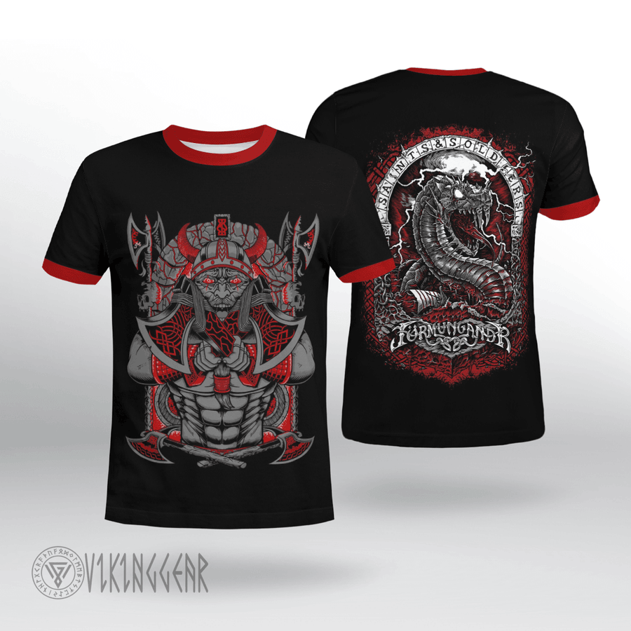 Theonederland - JORMUNGANDR – Son of Loki and Angrboda - Viking T-shirt
