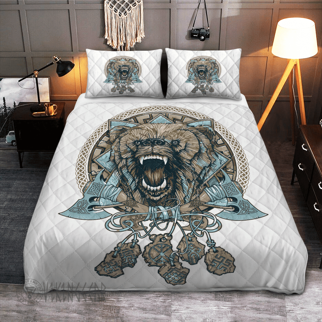 Theonederland - Norse Dream Catcher Wolf Viking Quilt Set