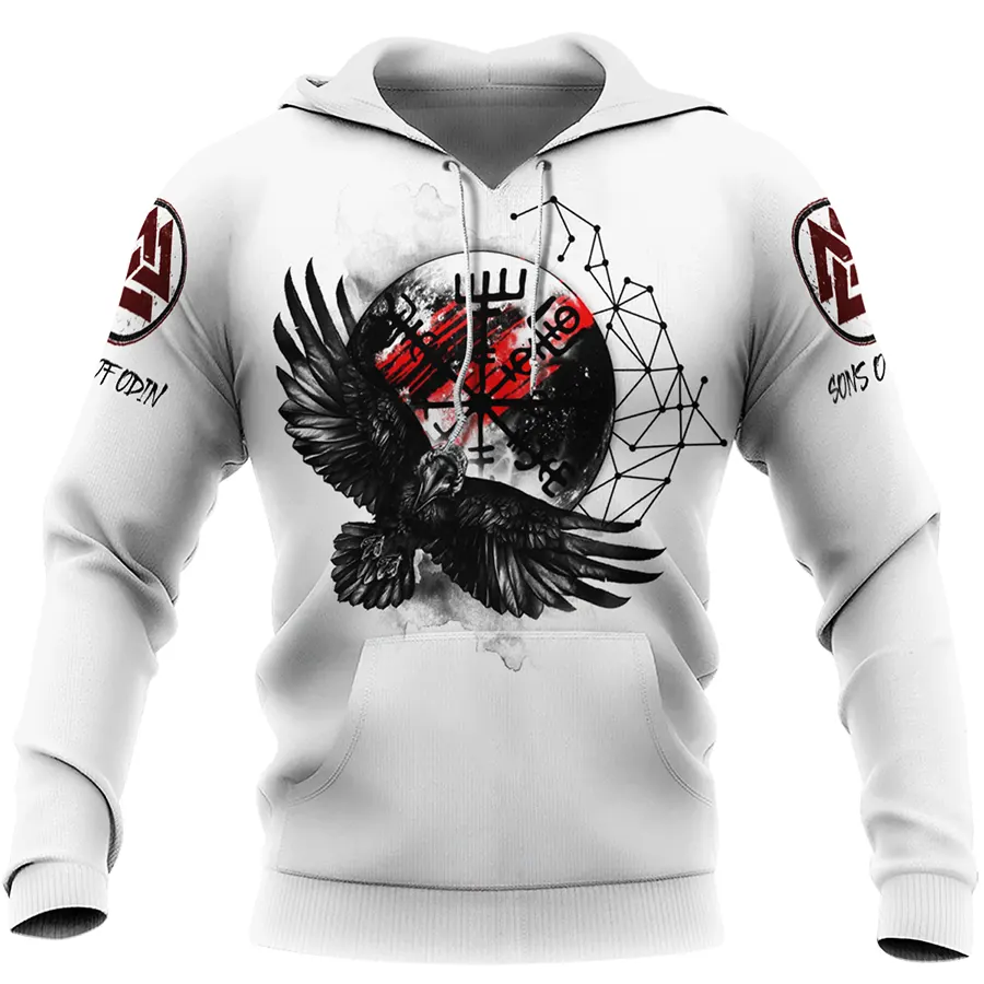 Theonederland - Norse Raven Until Valhalla Hoodie – Hoodie Viking Spirit