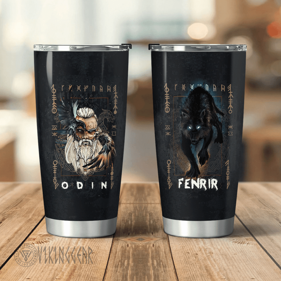 Theonederland - Odin Fenrir - Viking Tumbler