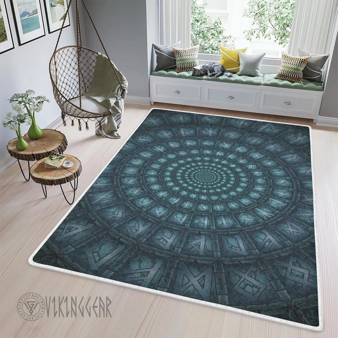 Theonederland - Rune Magical Art Viking Area Rug