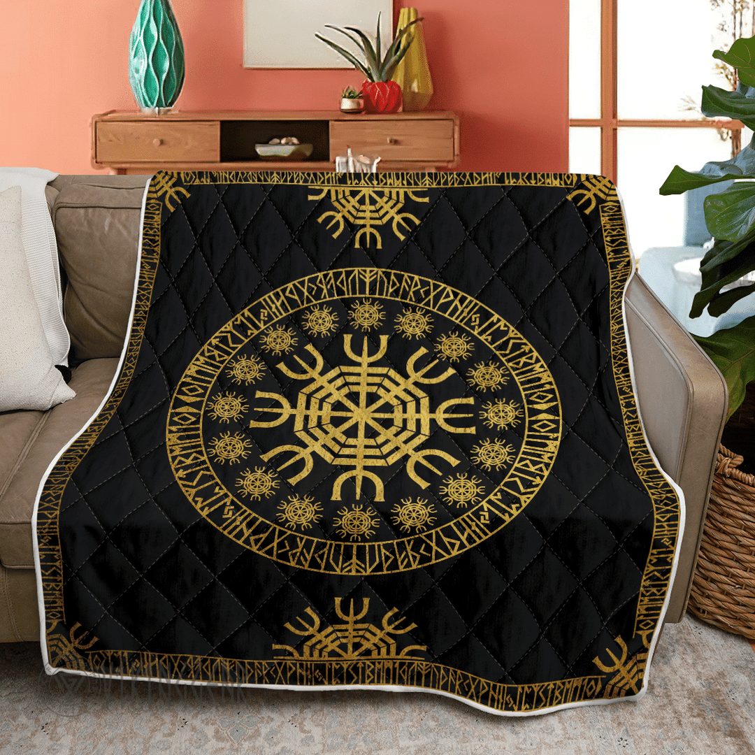 Theonederland - The Helm of Awe - Ægishjálmr - Viking Quilt