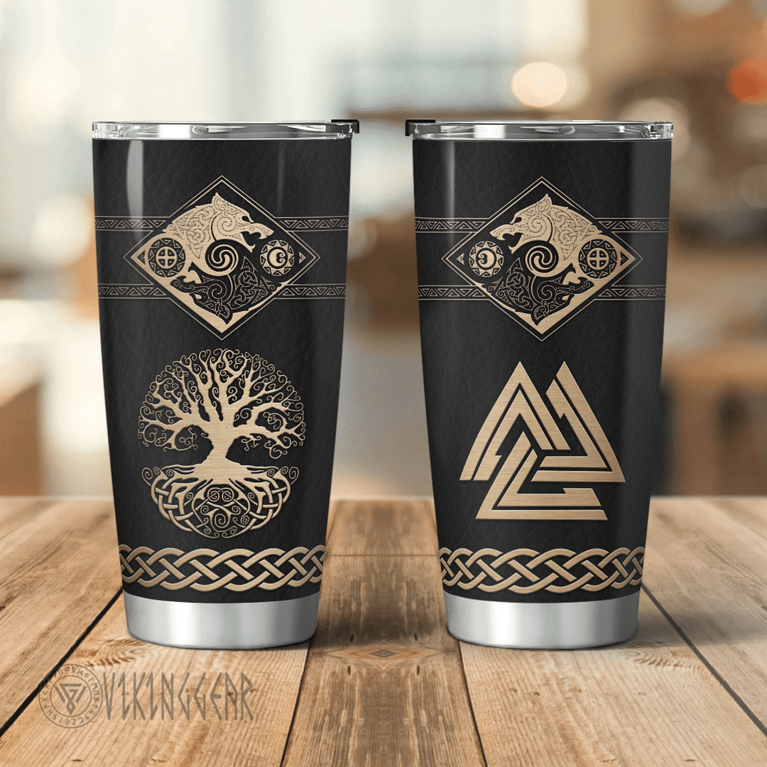 Theonederland - The Sons of Fenrir Skoll and Hati - Viking Tumbler
