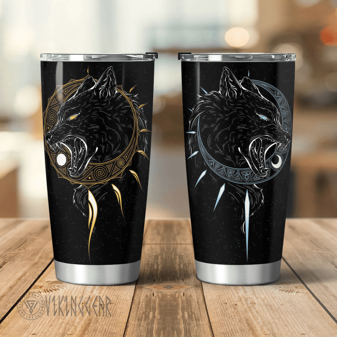 Theonederland - The Sons of Fenrir Skoll and Hati - Viking Tumbler