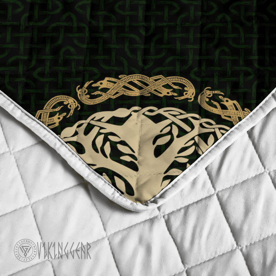 Theonederland - The Tree of Life in Norse Mythology Viking Quilt Set - Image 4
