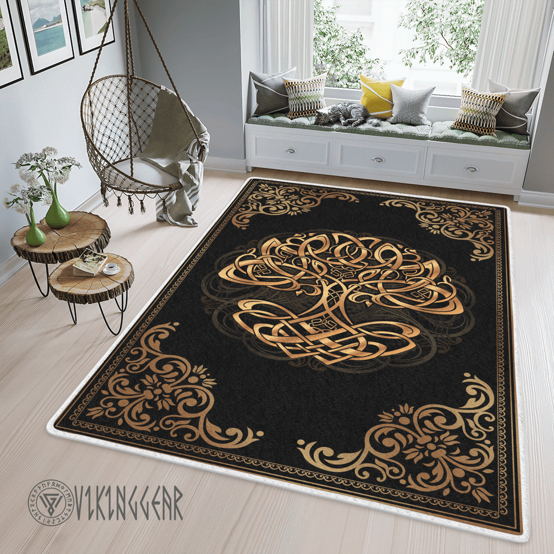 Theonederland - The Tree Of Life Yggdrasil Viking Area Rug