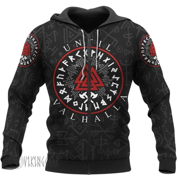 Theonederland - UNTIL VALHALLA Viking Hoodie - Image 5