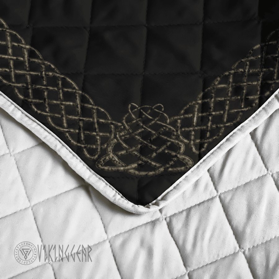 Theonederland - Vegvisir Made of Stone Color Viking Quilt Set - Image 3