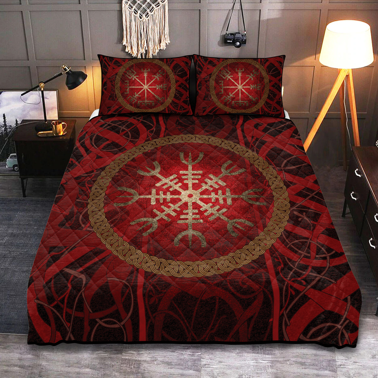 Theonederland - Viking Quilt Set The Helm of Awe (Aegishjalmur)