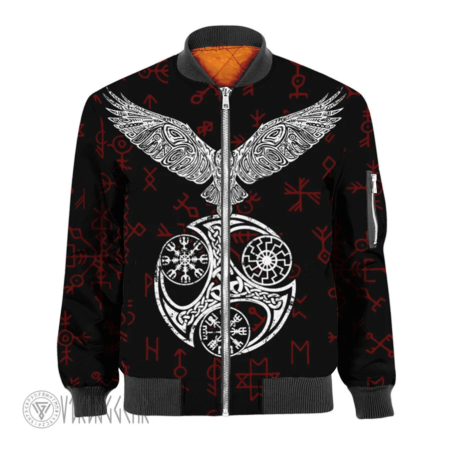 Theonederland - Viking Raven Jacket | Viking Bomber Jacket