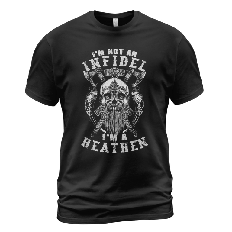 Theonederland - Viking T-shirt Heathen Not An Infidel