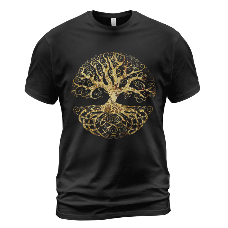 Theonederland - Viking T-shirt Norse Tree Of Life Yggdrasil