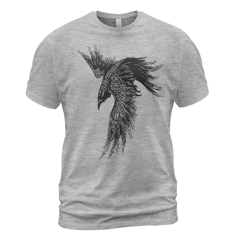 Theonederland - Viking T-shirt Raven Of Odin Norse Art