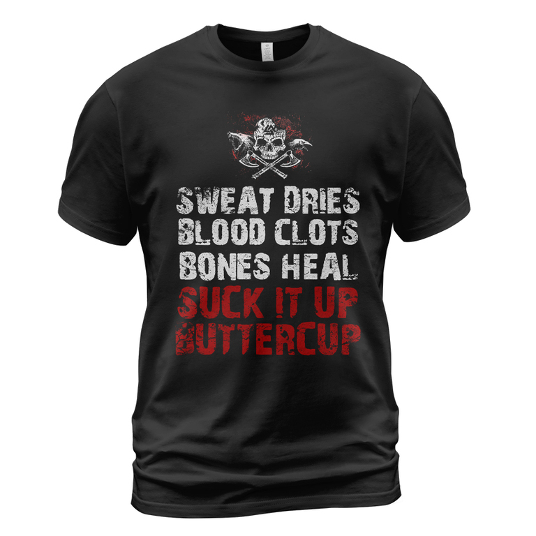 Theonederland - Viking T-shirt Suck It Up Buttercup